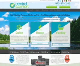 Centralcomfort.com(Boiler & Furnace Repair Jefferson NJ) Screenshot