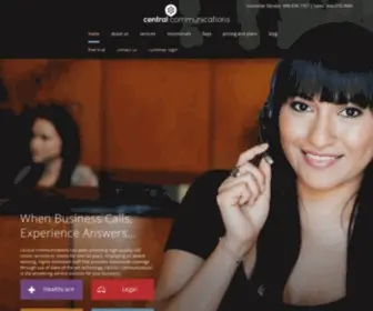 Centralcomm.com(Central Communications) Screenshot