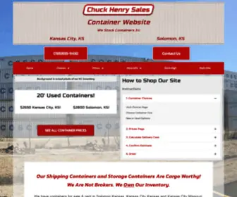 Centralcontainer.net(Shipping Containers for Sale) Screenshot