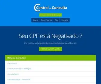 Centraldaconsulta.com(Central da Consulta) Screenshot