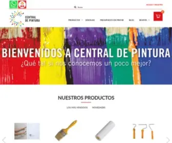 Centraldepintura.com(Tienda de pinturas en Barcelona) Screenshot