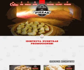 Centraldepizzas.com(Inicio) Screenshot