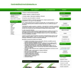 Centraleelectricecuinductie.ro(Centrale Electrice cu Inductie Electromagnetica) Screenshot