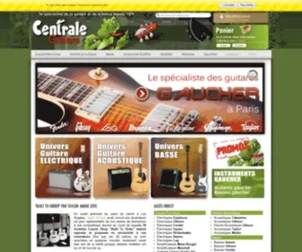 Centraleguitars.com(Centrale Guitars) Screenshot