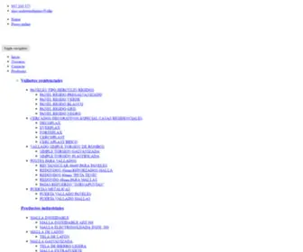 Centralenrejados.com(Cerramientos-Cercados-Cierres-Mallas-Vallas-Rejas-Alambre-Central de Enrejados) Screenshot