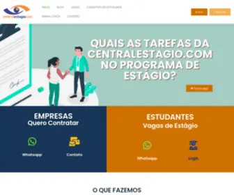 Centralestagio.com(Agência de Estágios) Screenshot