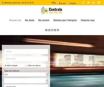 Centraletaxi-VTC-IDF.fr(Centrale de réservation de taxi 77) Screenshot