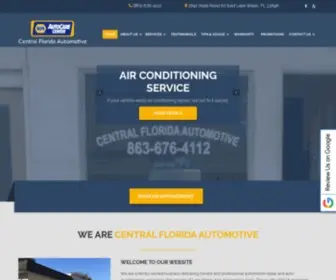 Centralflautomotive.com(Auto Repair & Tire Shop in Lake Wales) Screenshot