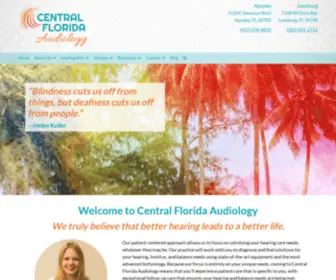 Centralfloridaaudiology.com(Central Florida Audiology) Screenshot