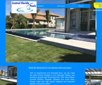 Centralfloridapools.com(Pool Builder) Screenshot