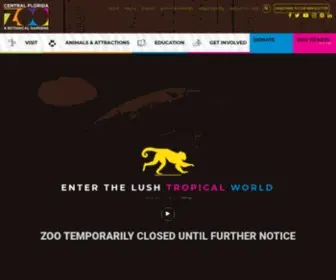 Centralfloridazoo.org(Florida) Screenshot