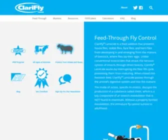 Centralflycontrol.com(ClariFly® Larvicide) Screenshot