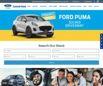 Centralford.com.au(Central Ford) Screenshot