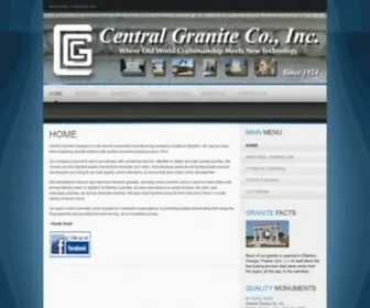 Centralgranitecompany.com(Central Granite Company Inc) Screenshot