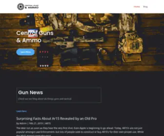 Centralgunsandammo.com(Central Guns & Ammo) Screenshot