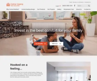Centralheating.co.nz(Central Heating New Zealand) Screenshot
