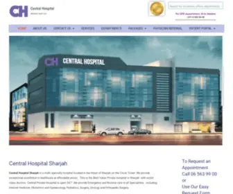 Centralhospitalsharjah.com(Central Hospital) Screenshot