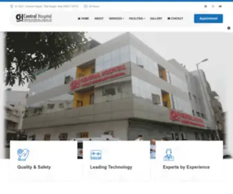 Centralhospitalwestdelhi.com(Central Hospital) Screenshot