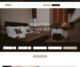 Centralhotel21.hu(Főoldal) Screenshot