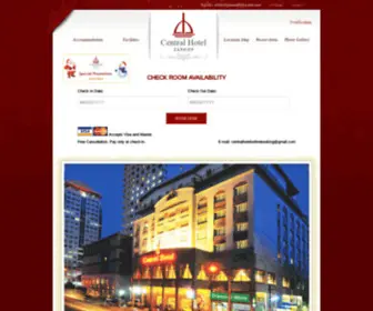 Centralhotelyangon.com(Central Hotel) Screenshot