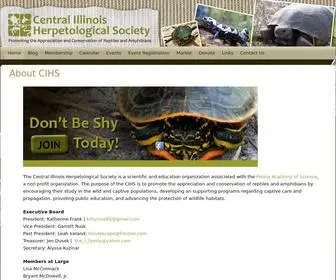 Centralillinoisherp.com(Central Illinois Herpetological Society) Screenshot