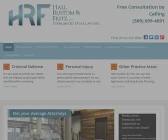 Centralillinoislawyers.com(Hall, Rustom & Fritz, LLC) Screenshot