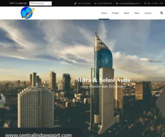 Centralindoexport.com(Sentral Logistik Lintas Timur) Screenshot