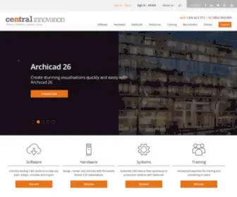 Centralinnovation.com(CAD Solutions) Screenshot