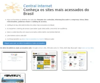 Centralinternet.com.br(Central Internet) Screenshot