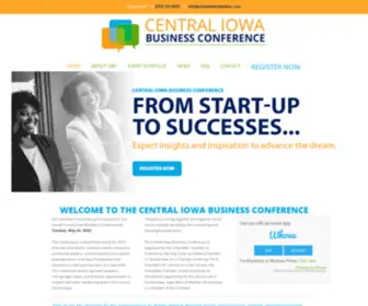 Centraliowabusinessconference.com(Central Iowa Business Conference) Screenshot