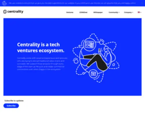 Centrality.co.jp(A Venture Studio Creating a Decentralized Future) Screenshot
