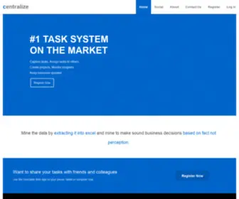 Centralize.co.za(Task and business process management) Screenshot