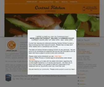 Centralkitchenla.com(Central Kitchen Restaurant at The Lorenzo) Screenshot