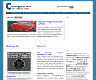 Centralkoi.com(Informasi Hobi dan Memelihara ikan koi) Screenshot