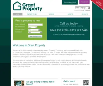 Centralletting.co.uk(Grant Property) Screenshot