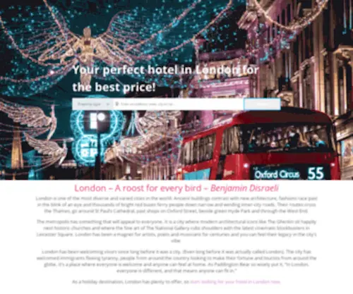 Centrallondonhoteldeals.com(Central London hotel deals) Screenshot