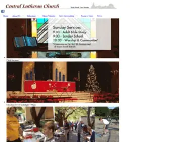 Centrallutheran.org(Central Lutheran Church) Screenshot