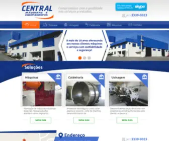 Centralmaquinasjs.com.br(Central Máquinas e Equipamentos) Screenshot