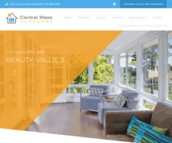 Centralmasssunrooms.com(Central Mass Sunrooms) Screenshot