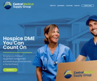 Centralmedsupply.com(Central Medical Supply Group) Screenshot