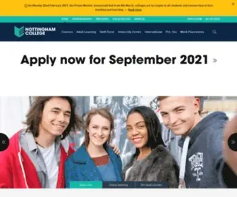 Centralnottingham.ac.uk(Nottingham College) Screenshot