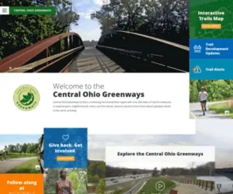 Centralohiogreenways.com(Central Ohio Greenways) Screenshot