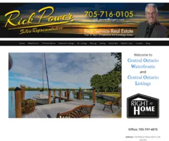 Centralontariowaterfronts.com(Rick Power Real Estate) Screenshot