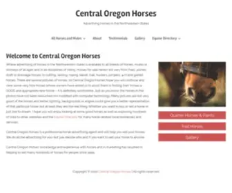 Centraloregonhorse.com(Centraloregonhorse Your favorite animal blog) Screenshot