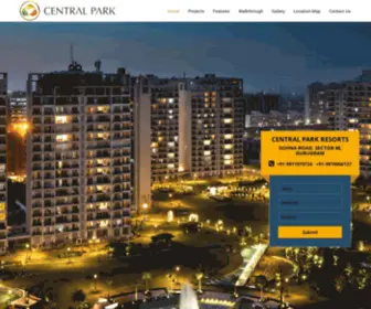 Centralpark-Bellavista.net.in(Central Park Resorts) Screenshot