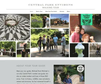 Centralparkenvirons.org(Central Park Environs Walking Tour) Screenshot