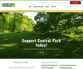 Centralparknyc.org(The organization) Screenshot