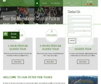 Centralparktoursnyc.com(At Central Park Tours) Screenshot