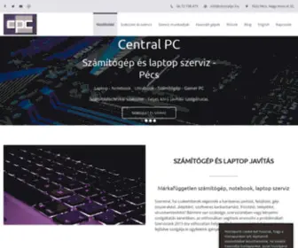 Centralpc.hu(Számítógép és laptop szerviz) Screenshot