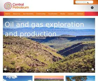 Centralpetroleum.com.au(Central Petroleum) Screenshot